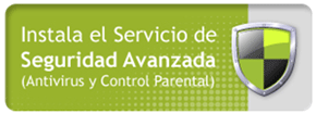 Instala el servicio de seguridad avanzada (antivirus y control parental)